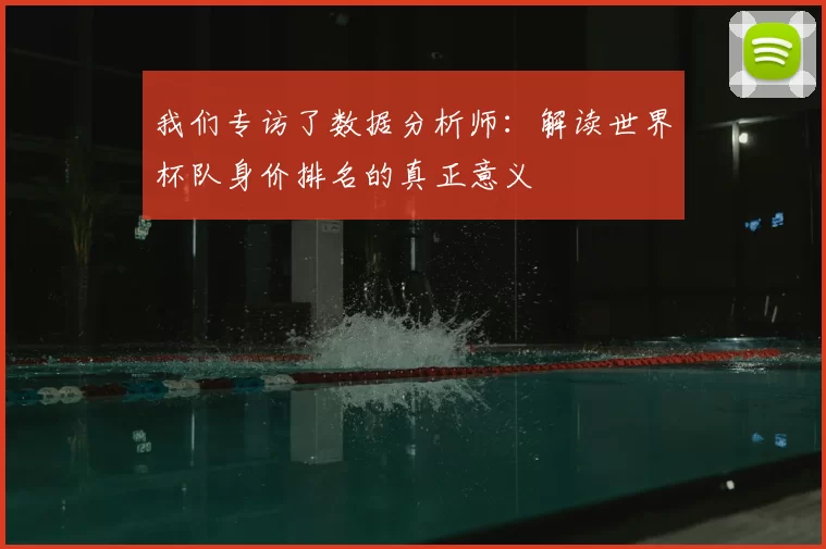 我们专访了数据分析师：解读世界杯队身价排名的真正意义