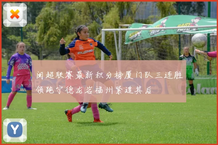 闽超联赛最新积分榜厦门队三连胜领跑宁德龙岩福州紧追其后