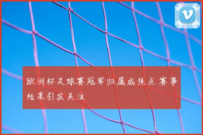 欧洲杯足球赛冠军归属成焦点 赛事结果引发关注